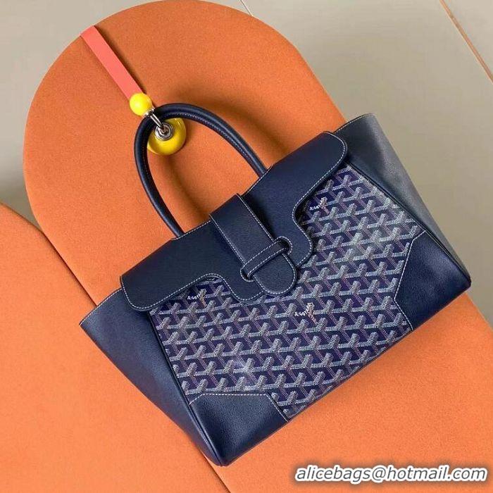 Best Quality Goyard Saigon Tote Bag GY11011 Navy Blue