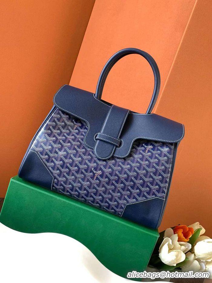 Best Quality Goyard Saigon Tote Bag GY11011 Navy Blue