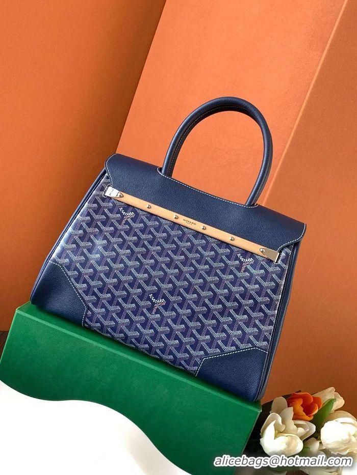 Best Quality Goyard Saigon Tote Bag GY11011 Navy Blue