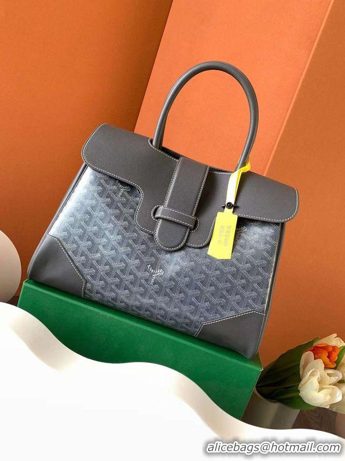 Super Quality Goyard Saigon Tote Bag GY11011 Dark Grey