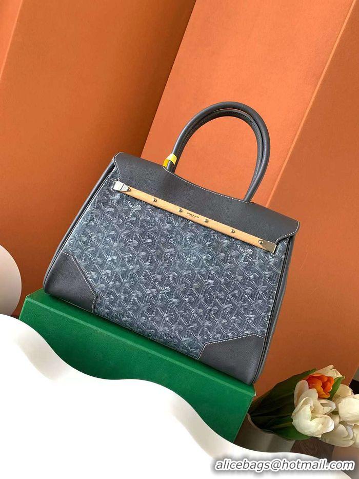 Super Quality Goyard Saigon Tote Bag GY11011 Dark Grey