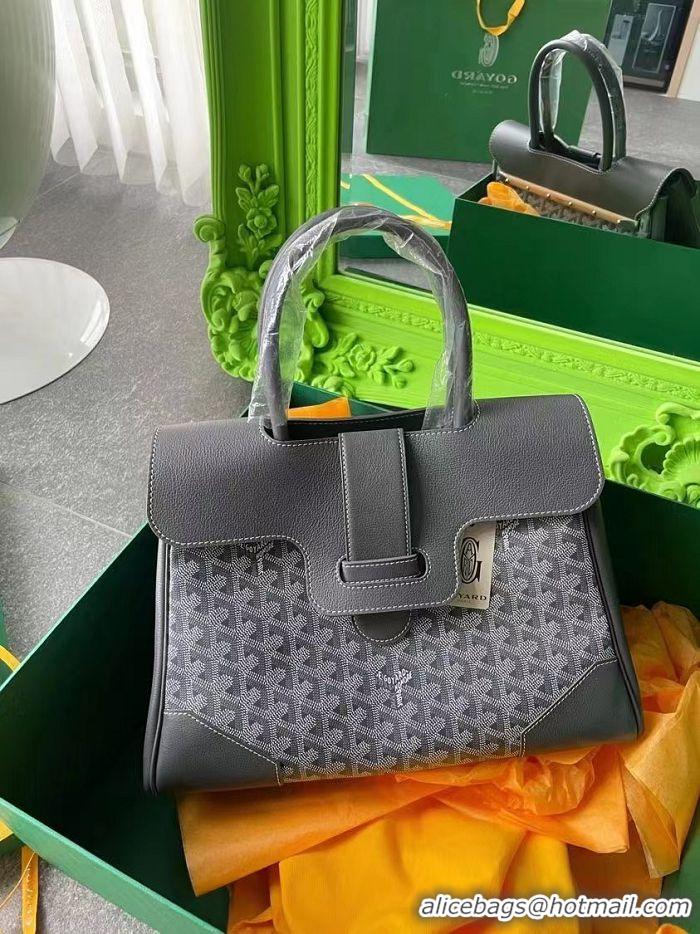 Super Quality Goyard Saigon Tote Bag GY11011 Dark Grey