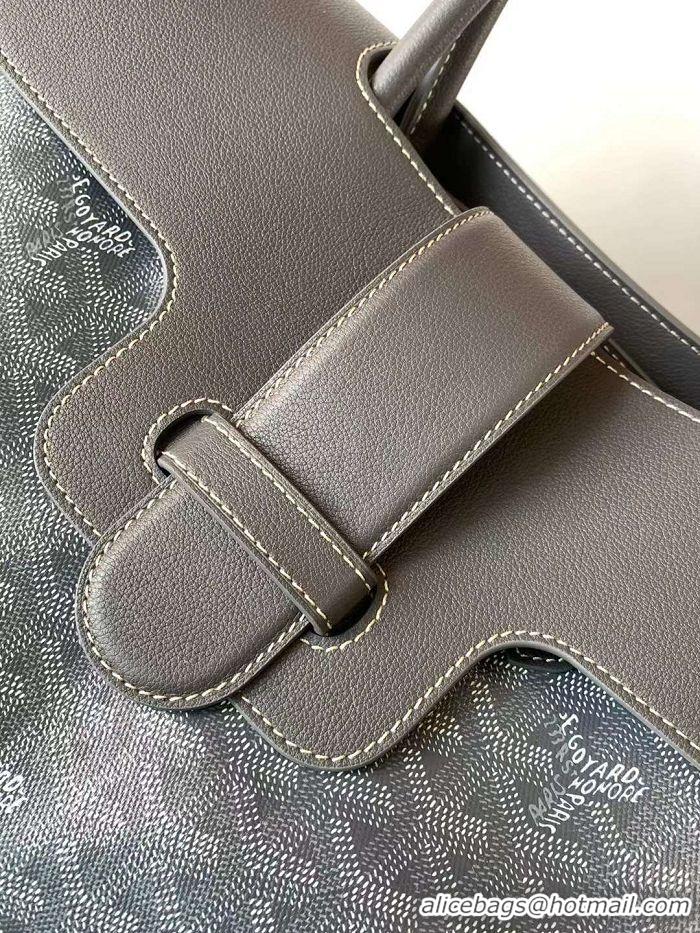 Super Quality Goyard Saigon Tote Bag GY11011 Dark Grey