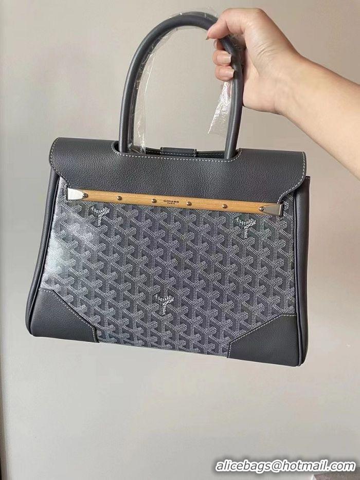 Super Quality Goyard Saigon Tote Bag GY11011 Dark Grey