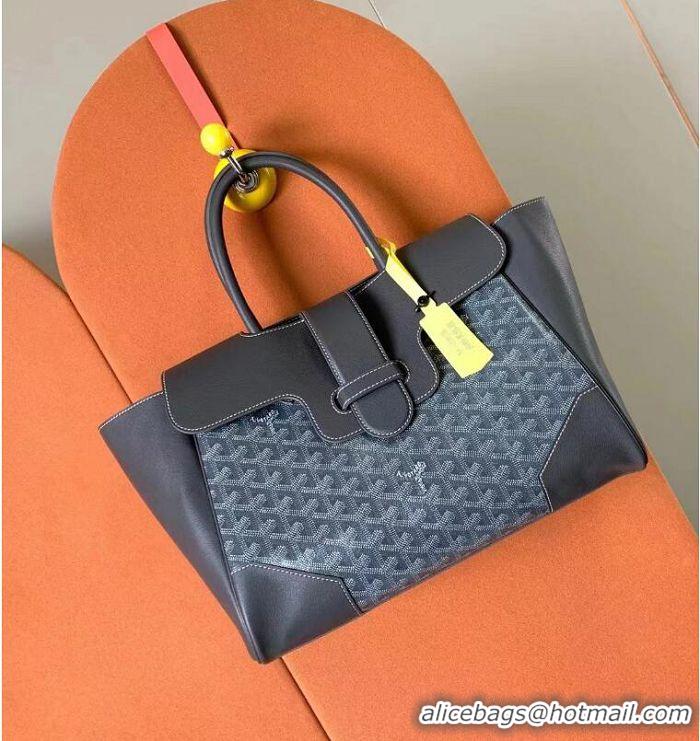 Super Quality Goyard Saigon Tote Bag GY11011 Dark Grey