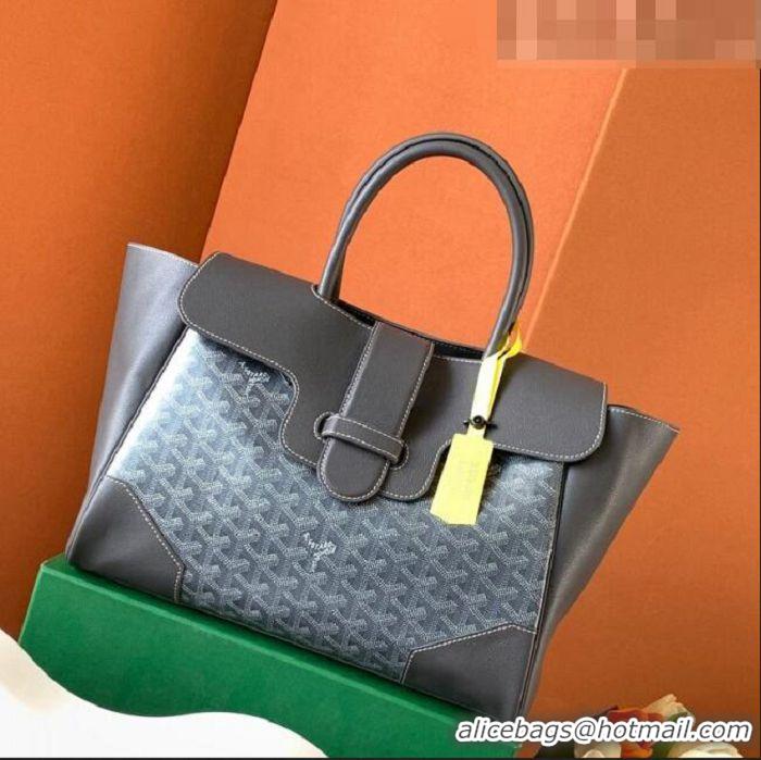 Super Quality Goyard Saigon Tote Bag GY11011 Dark Grey