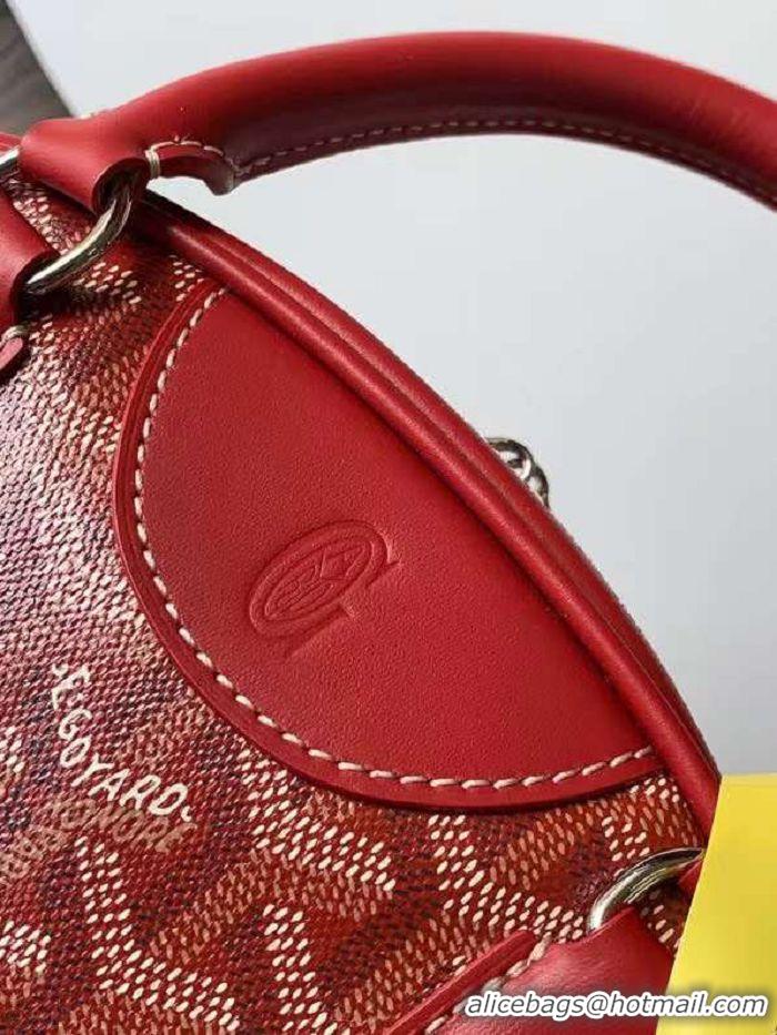 Buy Inexpensive Goyard Vintage Bowling Bag Small GY8822 Red