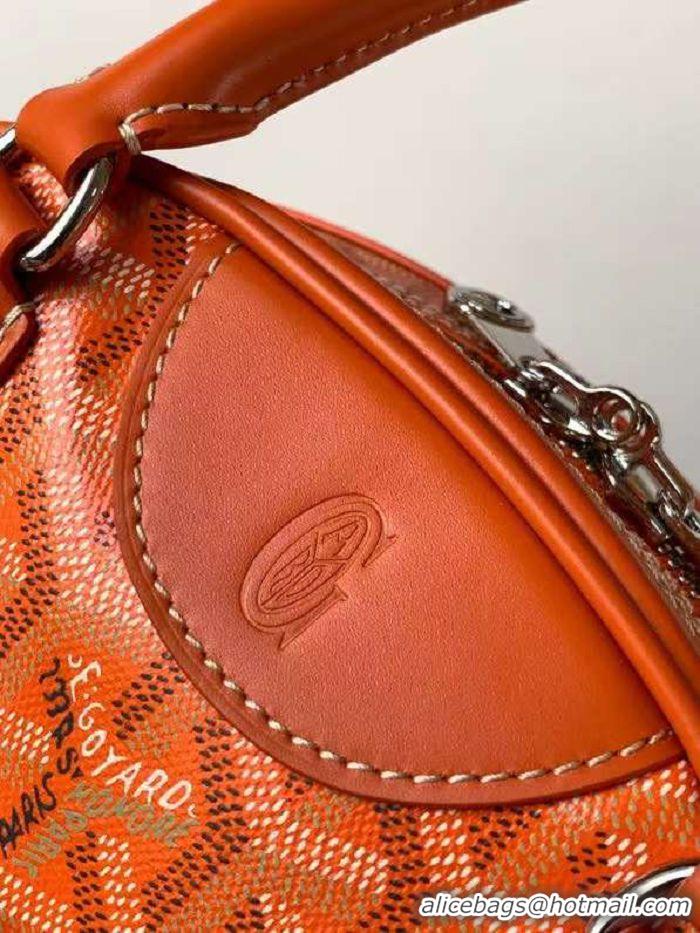 Buy Discount Goyard Vintage Bowling Bag Small GY8822 Orange