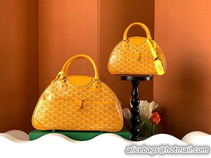 Fashion Discount Goyard Vintage Bowling Bag Small GY8822 Yellow