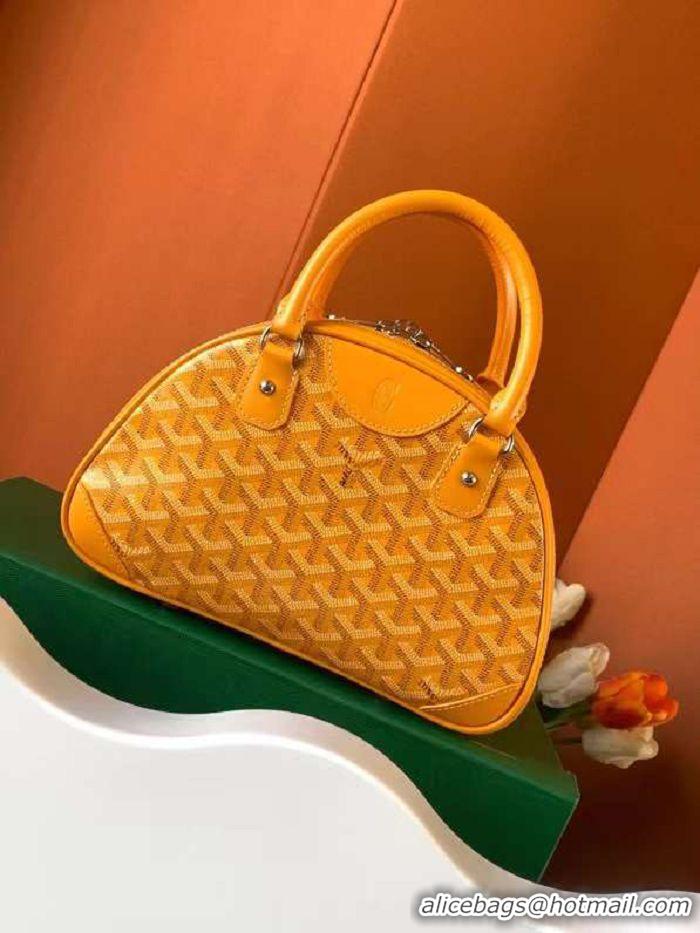 Fashion Discount Goyard Vintage Bowling Bag Small GY8822 Yellow