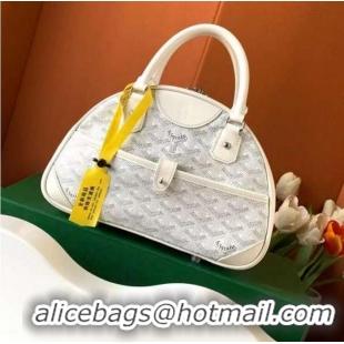 Pretty Style Goyard Vintage Bowling Bag Small GY8822 White