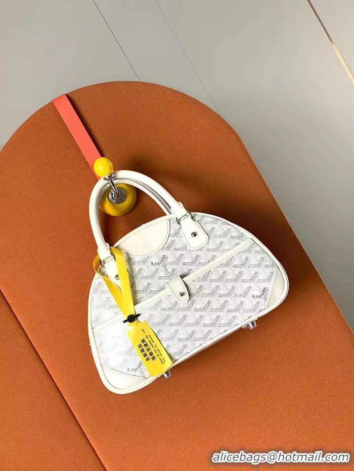 Pretty Style Goyard Vintage Bowling Bag Small GY8822 White