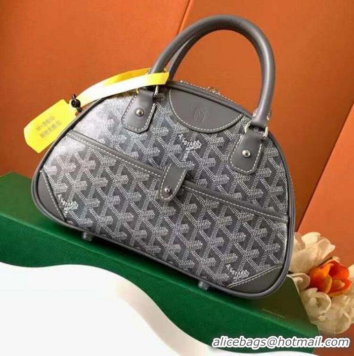 Promotional Goyard Vintage Bowling Bag Small GY8822 Dark Grey