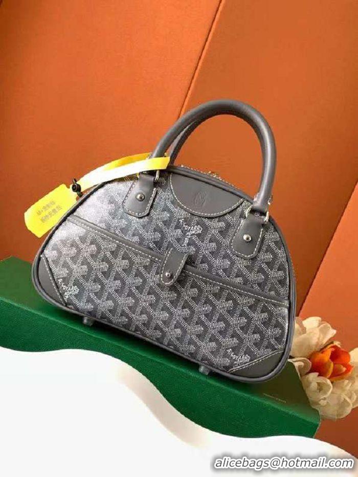 Promotional Goyard Vintage Bowling Bag Small GY8822 Dark Grey