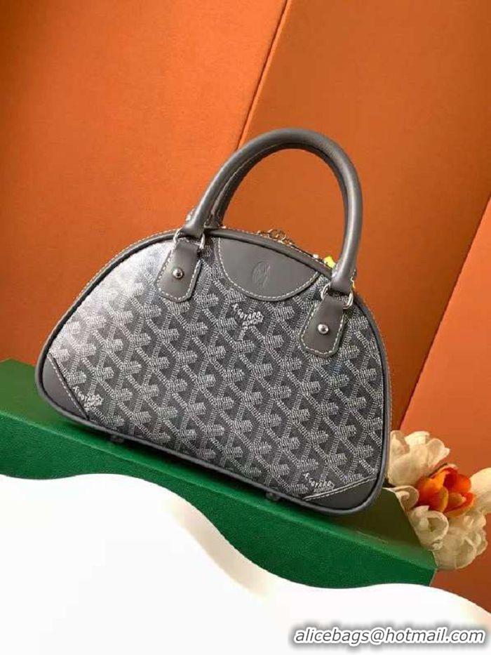 Promotional Goyard Vintage Bowling Bag Small GY8822 Dark Grey