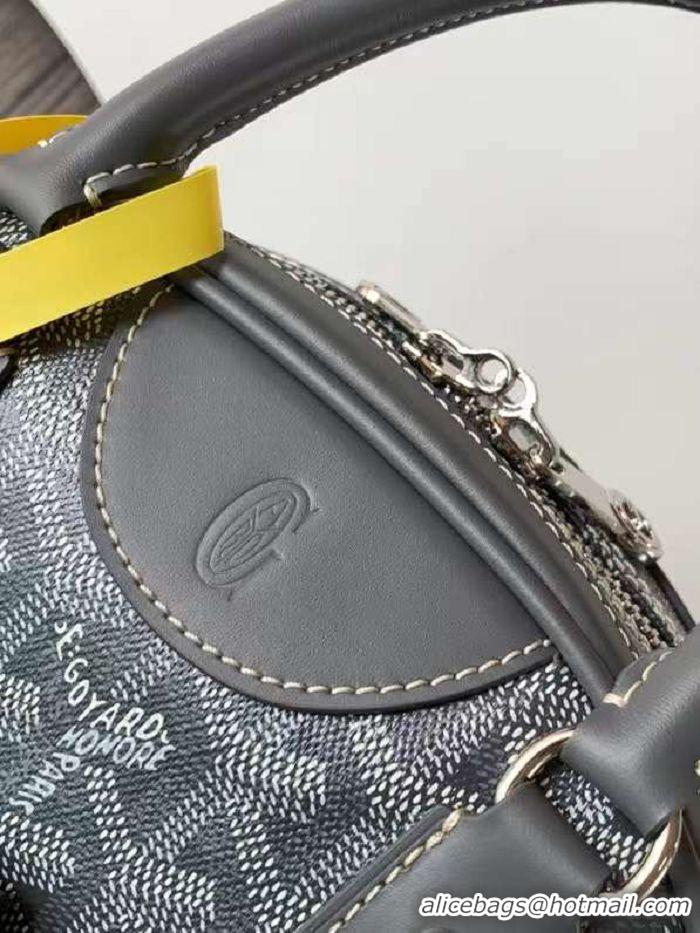 Promotional Goyard Vintage Bowling Bag Small GY8822 Dark Grey