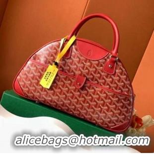 Top Quality Goyard Vintage Bowling Bag Large GY8824 Red