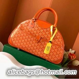 Most Popular Goyard Vintage Bowling Bag Large GY8824 Orange