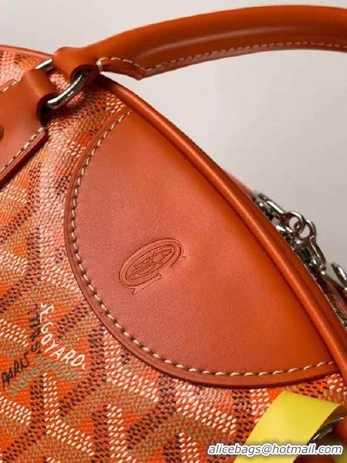 Most Popular Goyard Vintage Bowling Bag Large GY8824 Orange