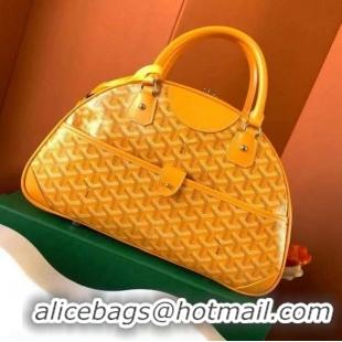 Classic Specials Goyard Vintage Bowling Bag Large GY8824 Yellow