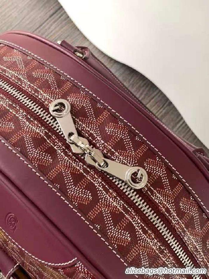 Good Taste Goyard Vintage Bowling Bag Large GY8824 Burgundy