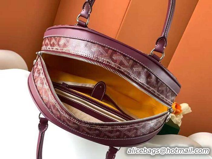 Good Taste Goyard Vintage Bowling Bag Large GY8824 Burgundy