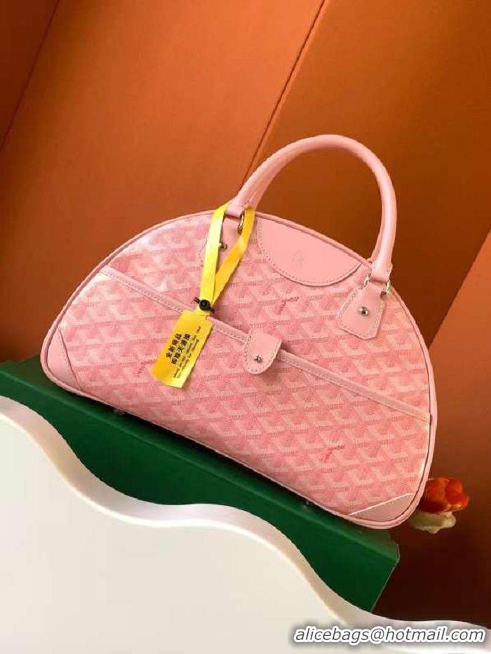 Pretty Style Goyard Vintage Bowling Bag Large GY8824 Pink