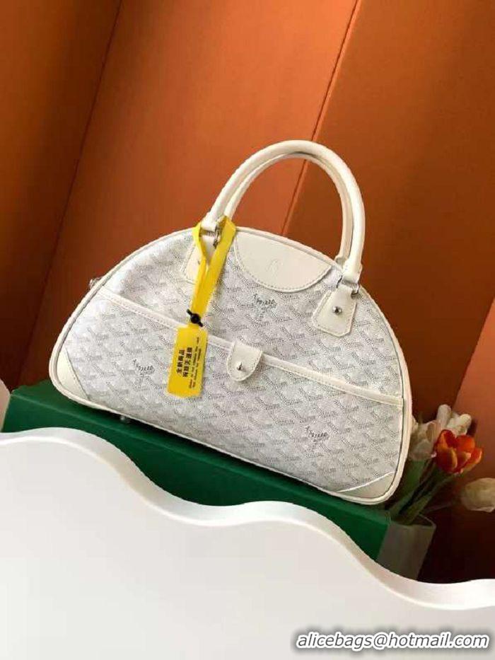 Top Grade Goyard Vintage Bowling Bag Large GY8824 White