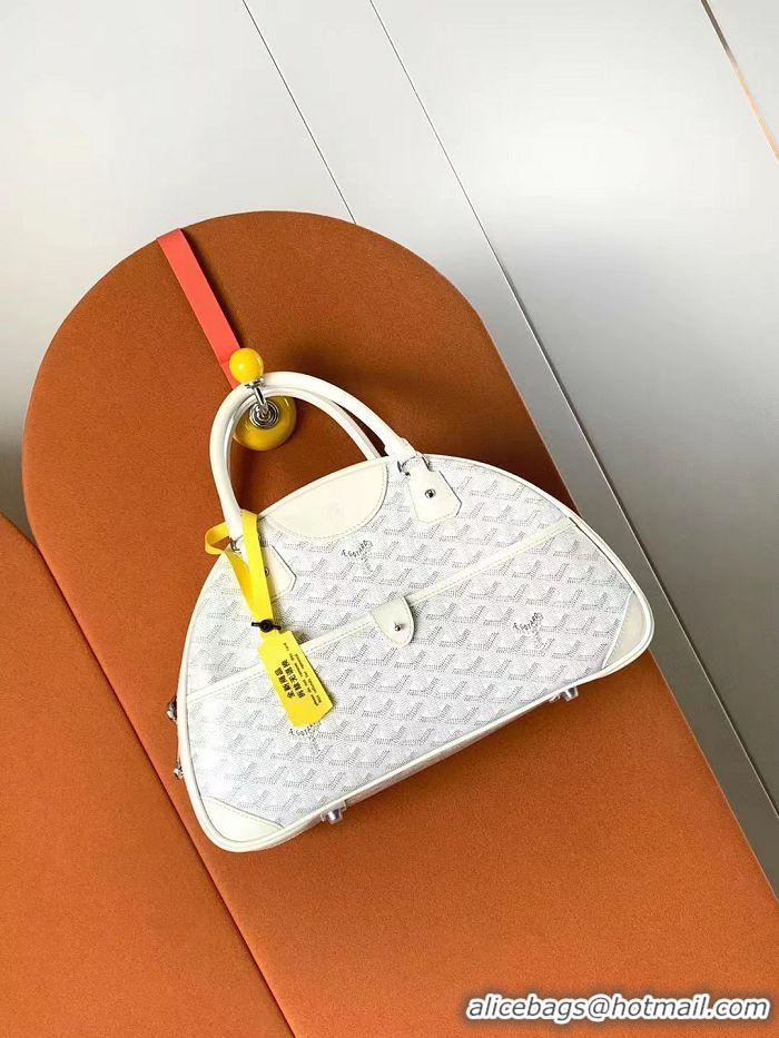 Top Grade Goyard Vintage Bowling Bag Large GY8824 White