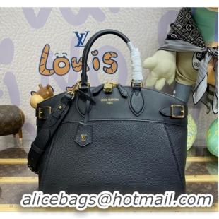 Top Grade Louis Vuitton Original Leather Lock It MM M23061 Black