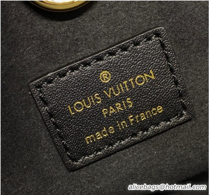 Top Grade Louis Vuitton Original Leather Lock It MM M23061 Black