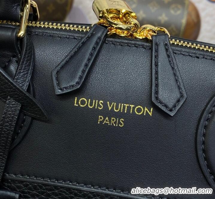 Top Grade Louis Vuitton Original Leather Lock It MM M23061 Black