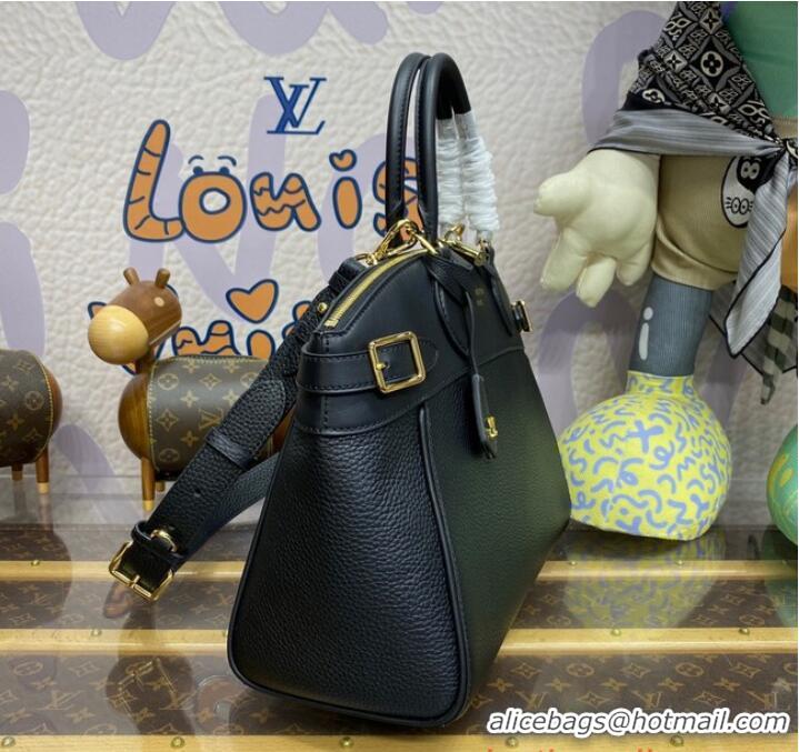 Top Grade Louis Vuitton Original Leather Lock It MM M23061 Black