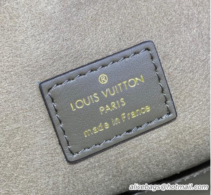 Super Quality Louis Vuitton Original Leather Lock It MM M23061 Earth