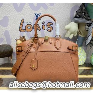 Reasonable Price Louis Vuitton Original Leather Lock It MM M23061 Brown