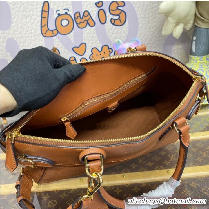 Reasonable Price Louis Vuitton Original Leather Lock It MM M23061 Brown