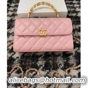 Reasonable Price CHANEL 22B Kelly Top Handle Bag AP2946Y Pink