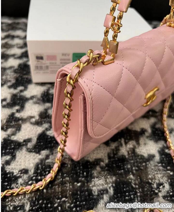 Reasonable Price CHANEL 22B Kelly Top Handle Bag AP2946Y Pink