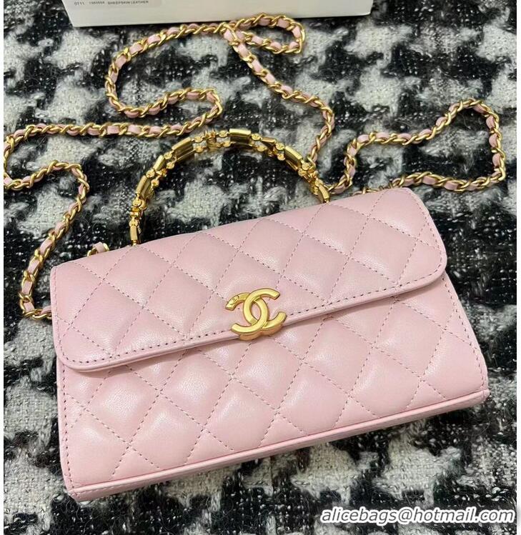 Reasonable Price CHANEL 22B Kelly Top Handle Bag AP2946Y Pink