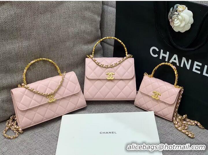 Buy Cheapest CHANEL 22B Kelly Top Handle Bag AP2945Y Pink