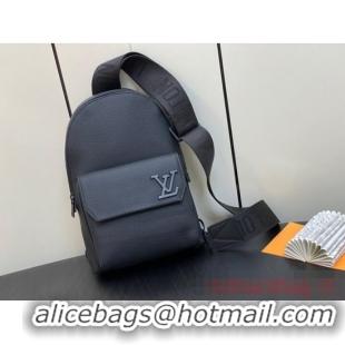 Hot Sell Cheap Louis Vuitton Pilot Slingbag M23765 black