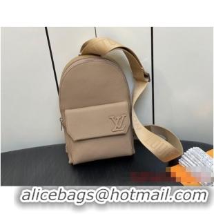 Top Grade Louis Vuitton Pilot Slingbag M23765 Sable Beige