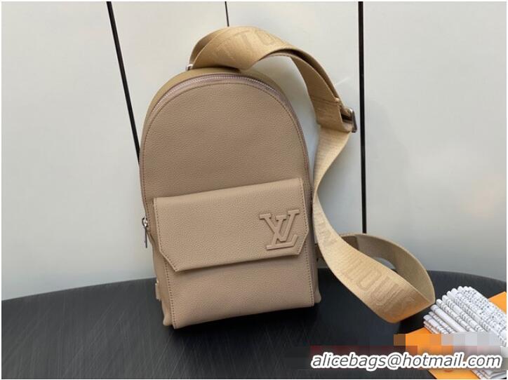 Top Grade Louis Vuitton Pilot Slingbag M23765 Sable Beige