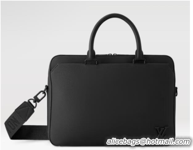 Famous Brand Louis Vuitton Pilot Briefcase M23778 Black