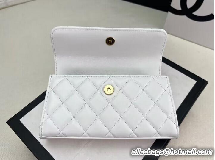 Good Product CHANEL 22B Kelly Pearl Top Handle Bag AP3562 White