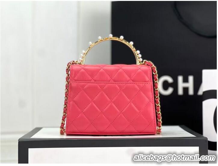 Well Crafted CHANEL 22B Kelly Pearl Top Handle Bag AP3513 Rose