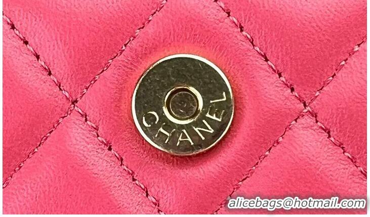 Well Crafted CHANEL 22B Kelly Pearl Top Handle Bag AP3513 Rose