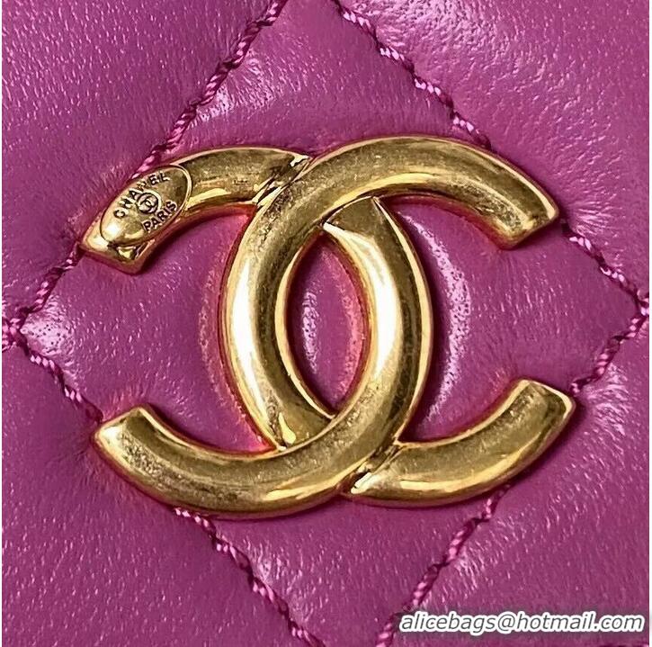 Shop Promotional CHANEL 22B Kelly Pearl Top Handle Bag AP3513 Purple