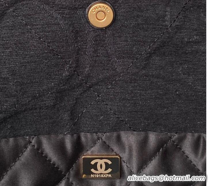 Good Looking CHANEL 22 HANDBAG AS3261 Black