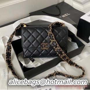 Promotional Chanel SMALL FLAP BAG AS3572 Black